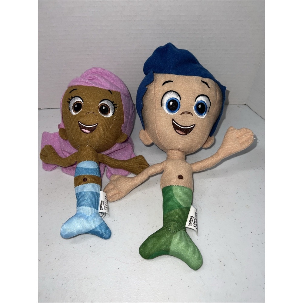 Nickelodeon Bubble Guppies Plush MOLLY And GIL 7" 2013 Stuffed Toys